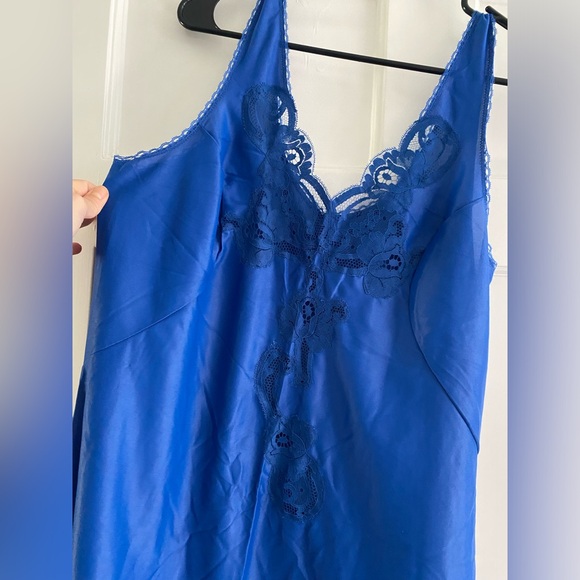 Vintage Blue Slip Dress - Picture 3 of 7